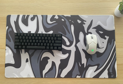 Liquid Grey Large Mousepad