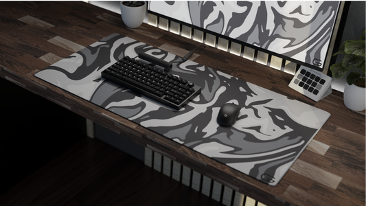 Liquid Grey Large Mousepad